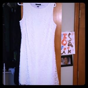 American living white lace dress